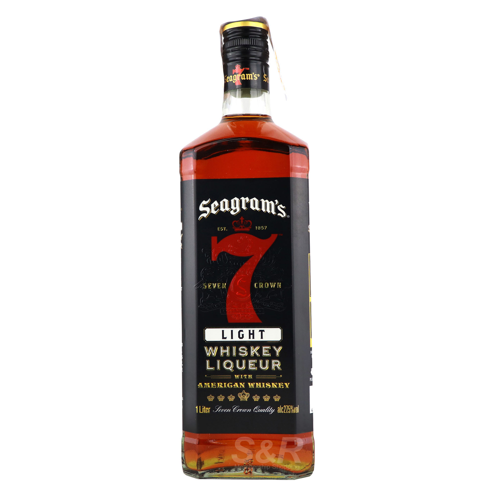 Seagram's 7 Crown Light Whiskey Liqueur 1L Seagram's 7 Crown Light Whiskey Liqueur 1L